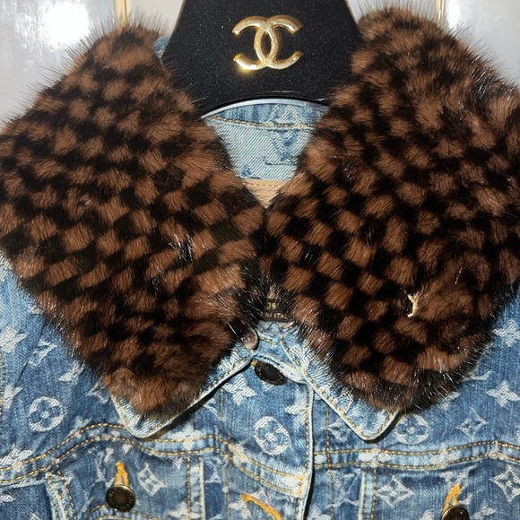 Authentic Louis Vuitton blue denim jacket - Picture 9 of 14